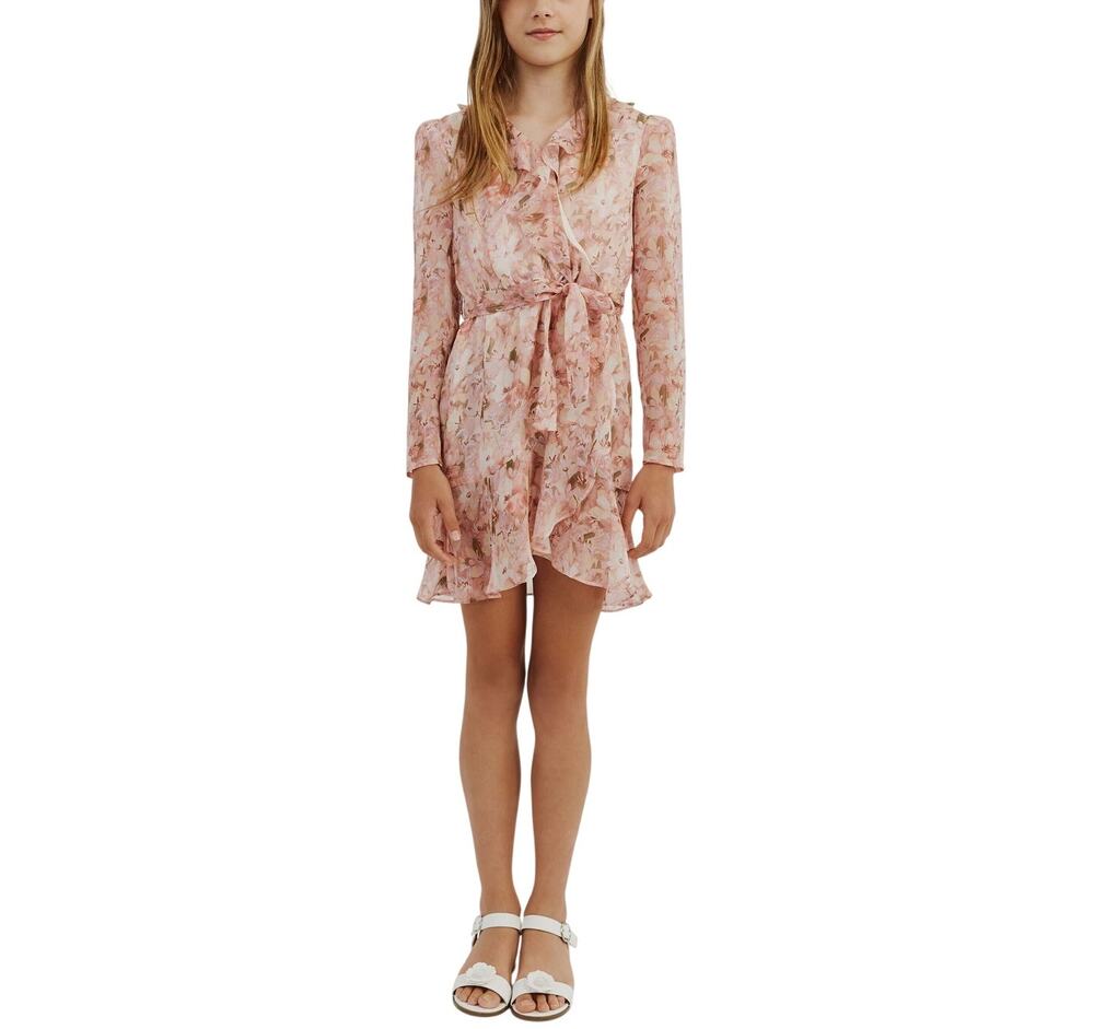 Bardot Junior Floral Gardenia Wrap Dress Size 12 NWT